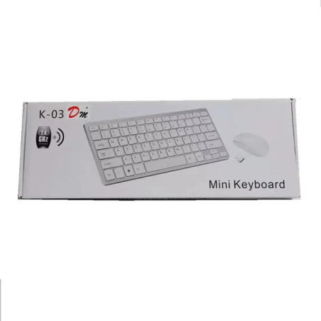 Mini Teclado + Mouse Inalámbrico